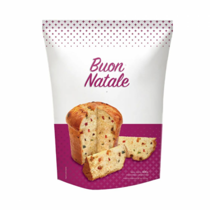 BUON NATALE PAN DULCE C/ FRUTAS 400 GRS CAJA X 12 U