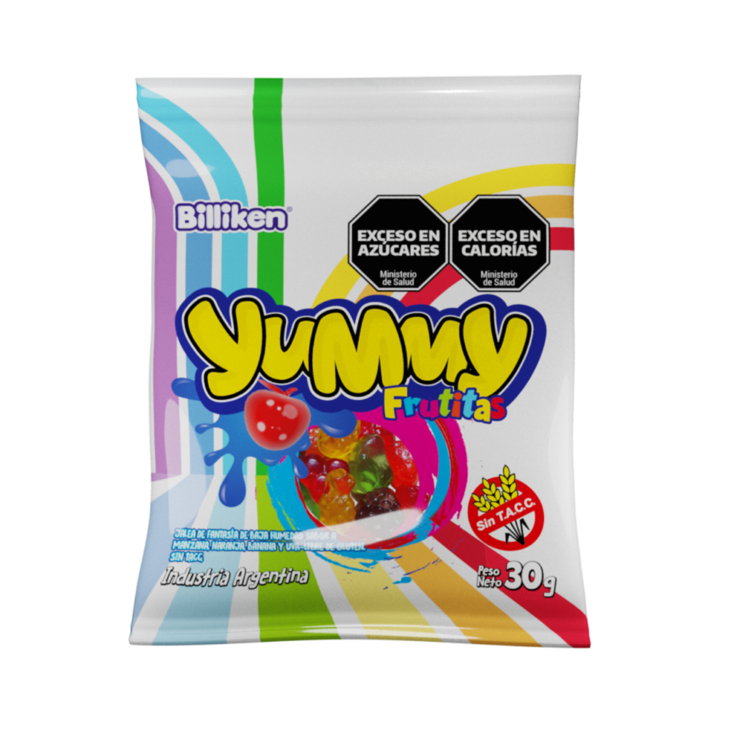 YUMMY SIN GLUTEN  GMA FRUTITAS 30 Gr Disp x 12U CM12D