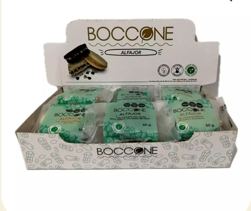 BOCCONE 100% VEGETAL ALF SURTIDOS Disp x 12u - CM x 9 Disp